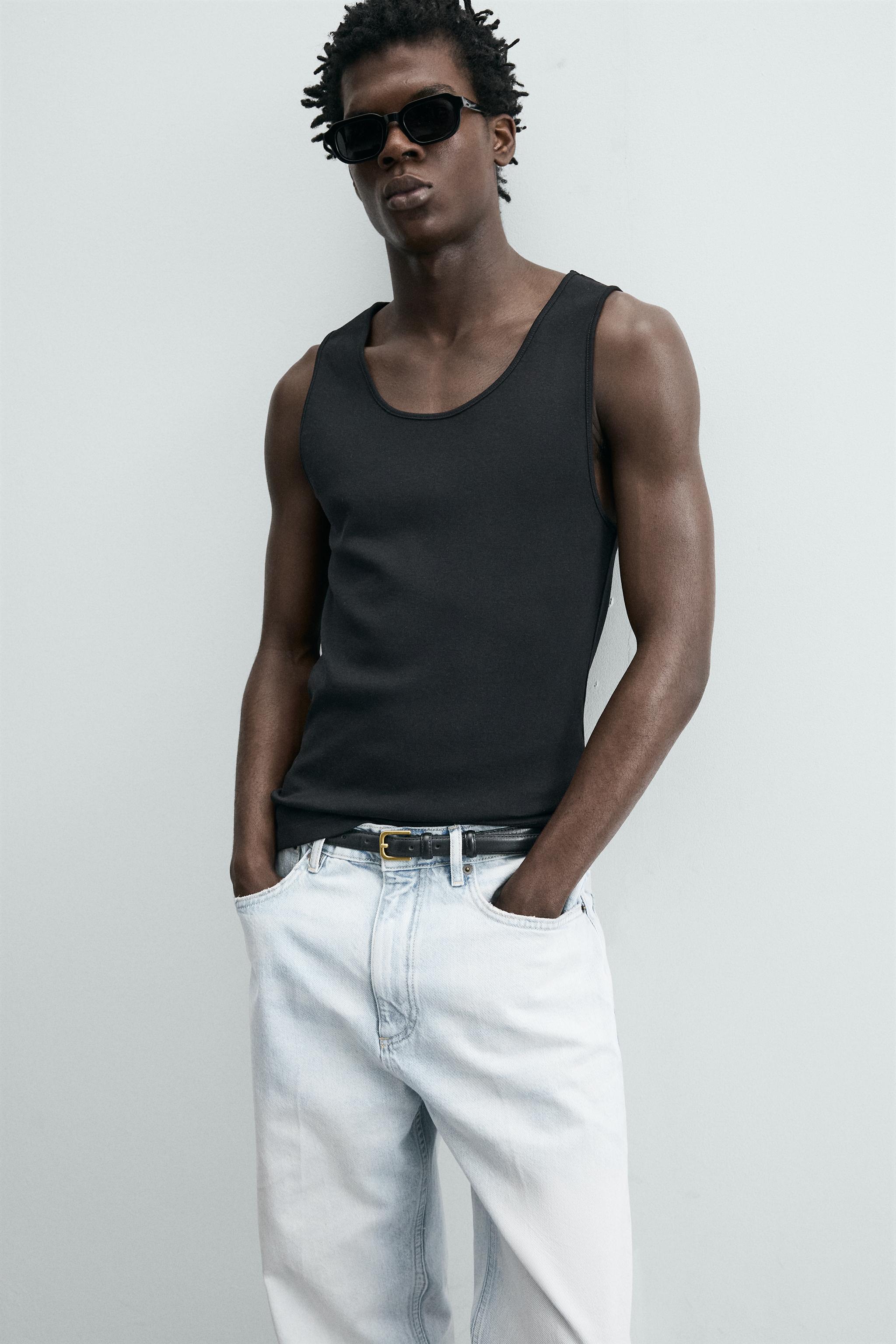 RIBBED TANK TOP